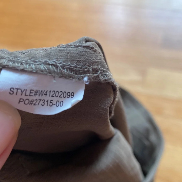 Prana Cargo Capris Olive Size 4 Y2K 90s - Picture 7 of 7